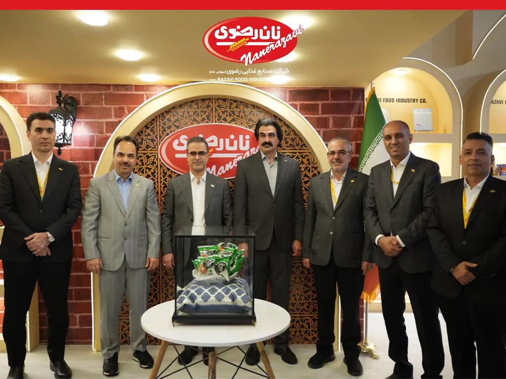 نان رضوی در نمایشگاه شیرینی و شکلات